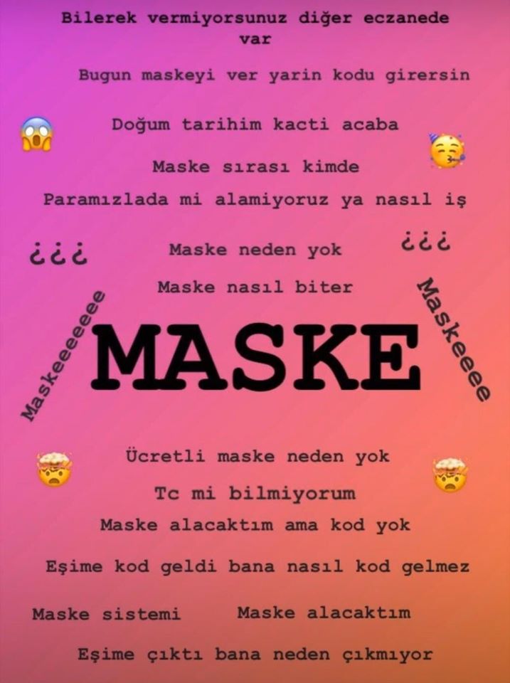 maske kabusunda eczane çalışanlarının hali